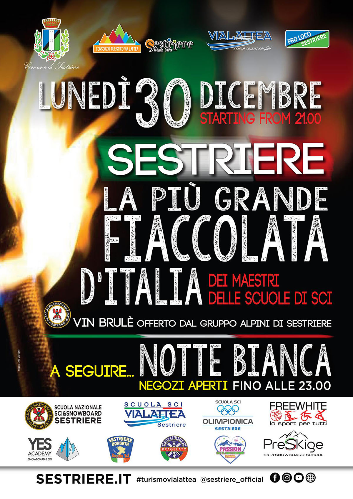 Fiaccolata Sestriere 2019